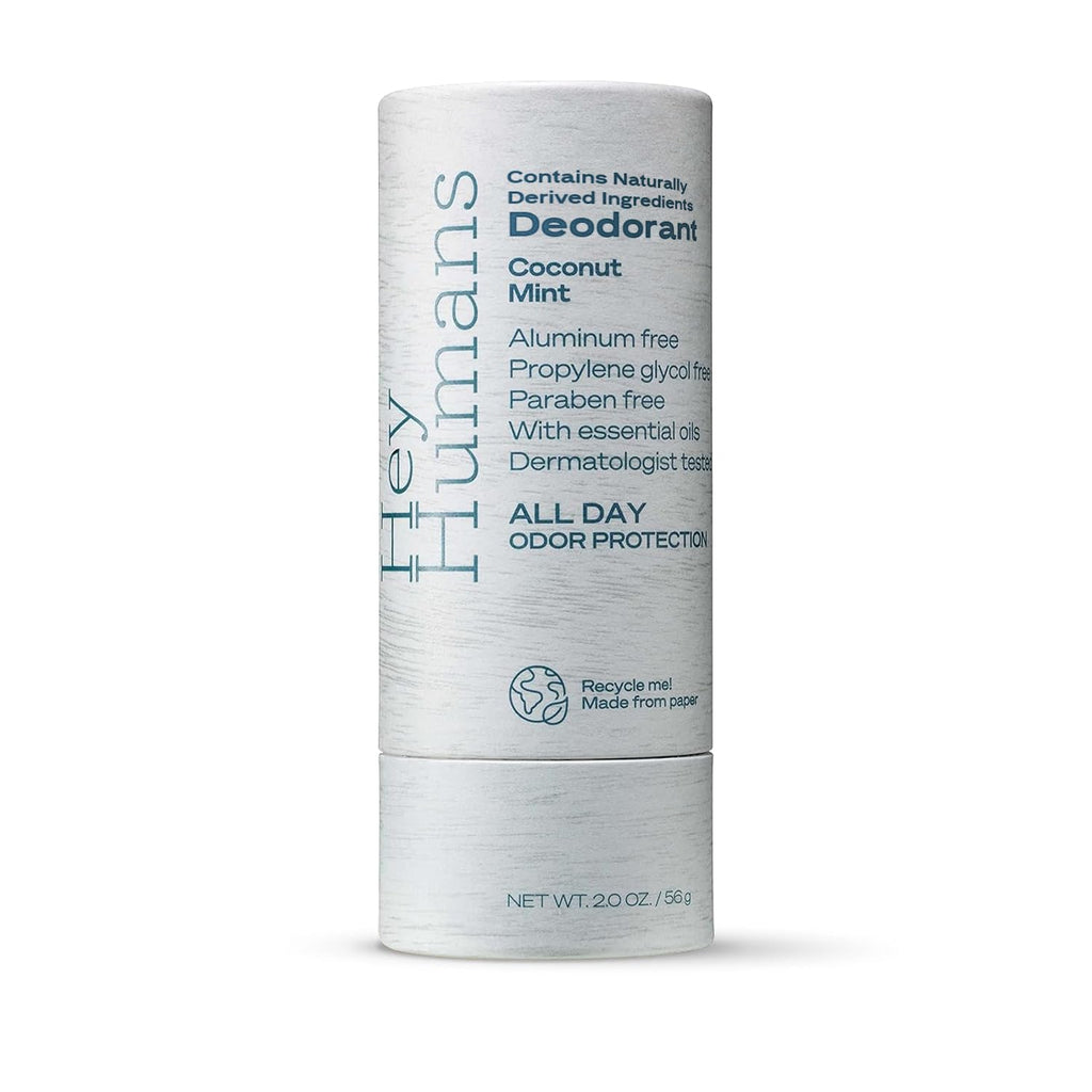 Hey Humans Aluminum-Free Deodorant – Coconut Mint for All-Day Freshness