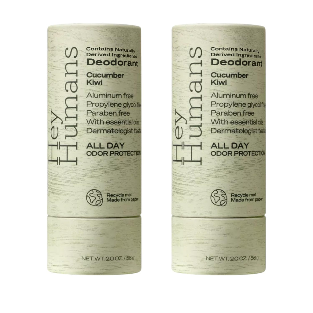 Hey Humans Aluminum-Free Deodorant – Cucumber Kiwi, All-Day Freshness for Everyone