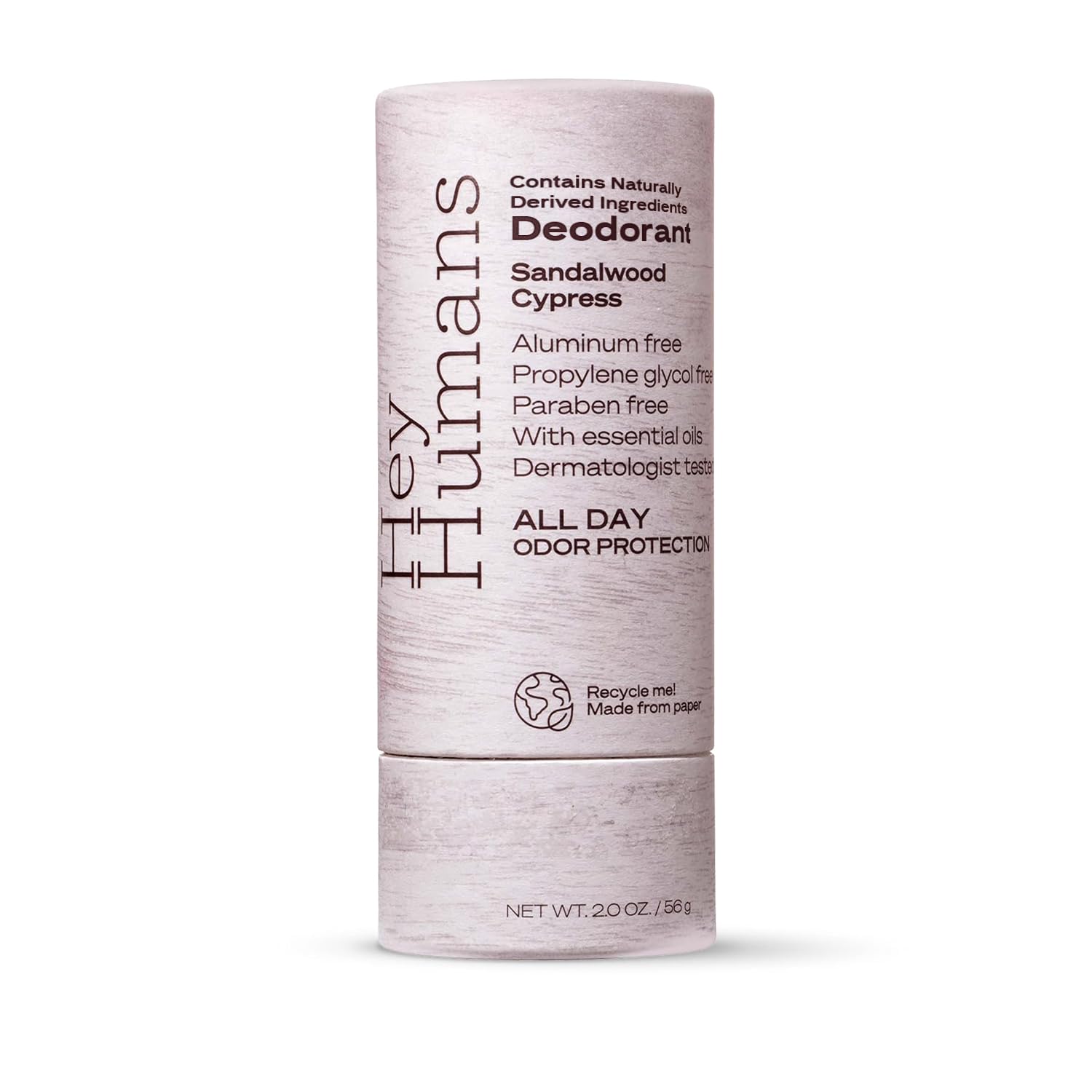 Hey Humans Deodorant | Aluminum-Free, All-Day Odor Control with Naturally Derived Ingredients