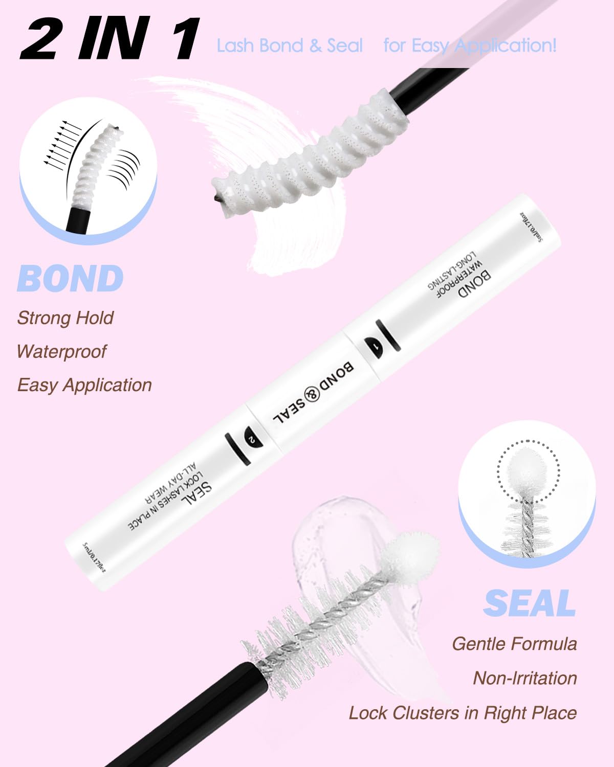 HEYWINK Lash Clusters Kit — 6 Styles (10-16mm) CC Curl DIY Lashes