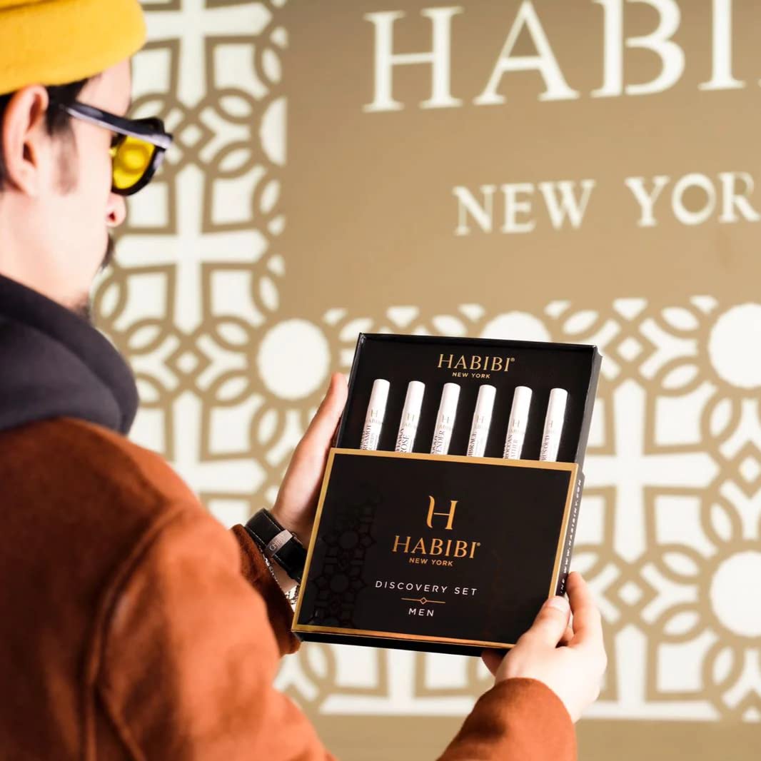 H HABIBI Men's Perfume & Oud Sample Set – 12 x 2ml Mini Sprays | Made in USA