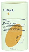 HiBAR Bergamot & Cedar Plastic Free Deodorant – All-Day Protection, Vegan & Aluminum-Free