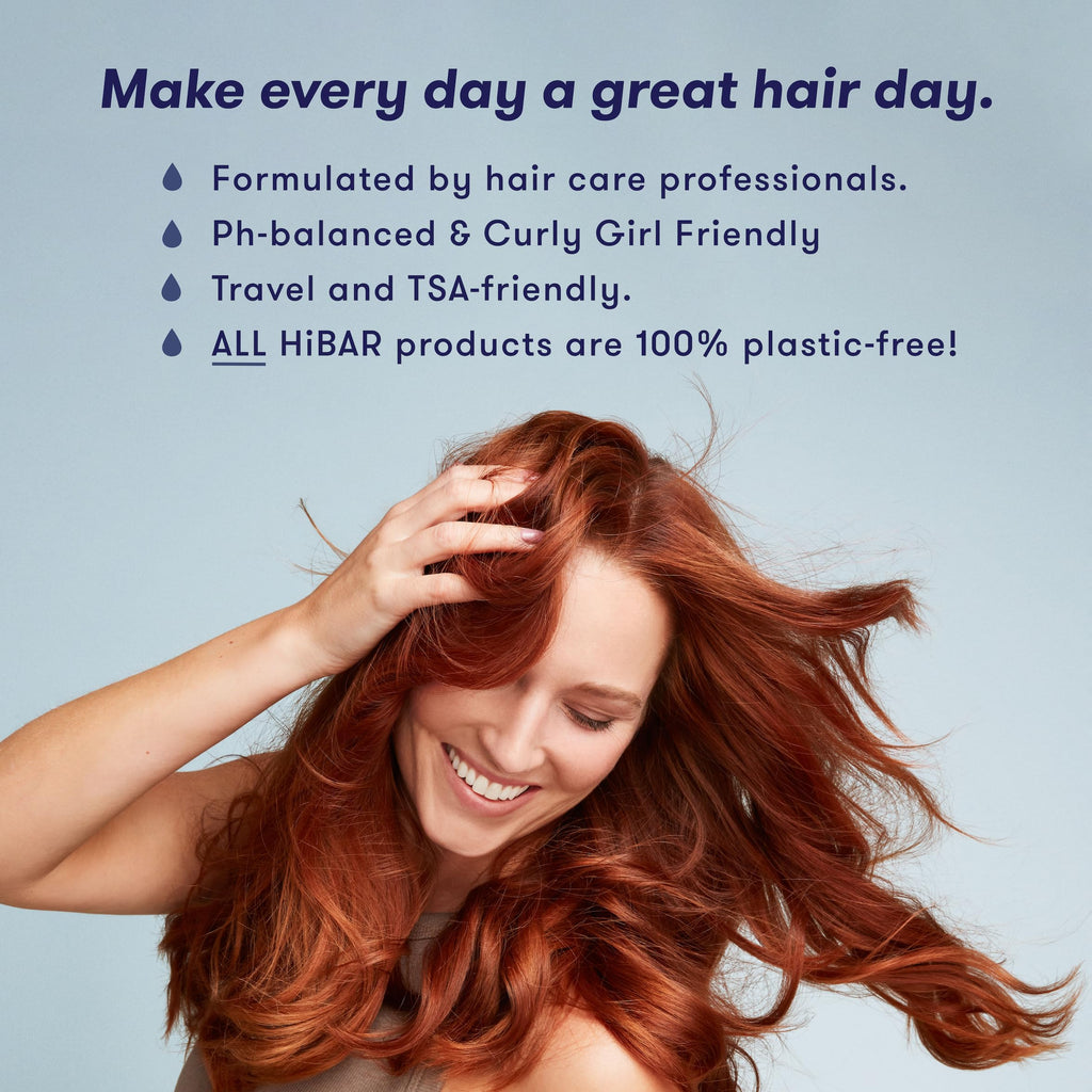 HiBAR Moisturize Shampoo & Conditioner Set — Hydration for Dry Hair (Plastic-Free, Vegan)