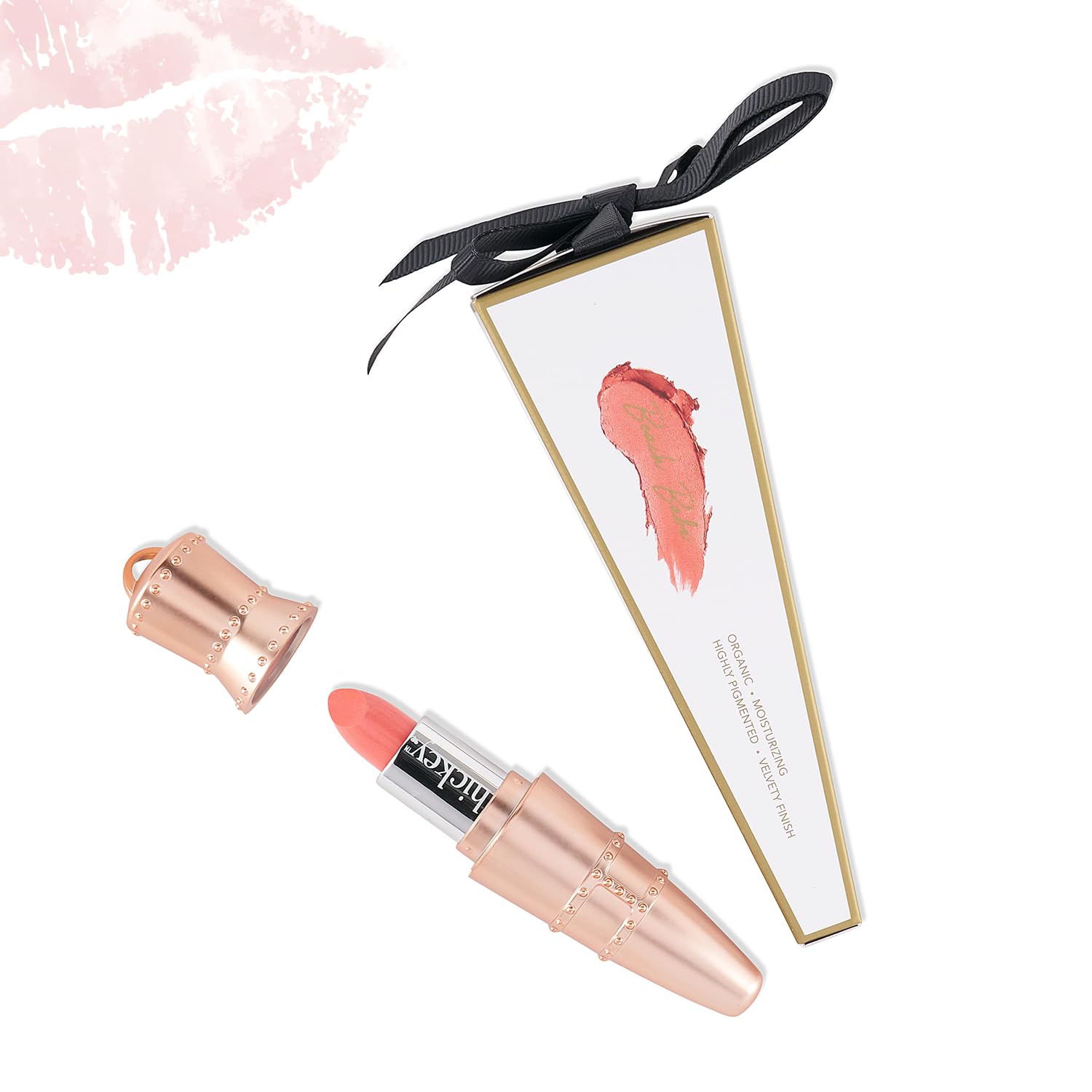 Hickey Lipstick Refill Beach Babe Coral – Hydrating, Long-Lasting, Vegan & Gluten-Free