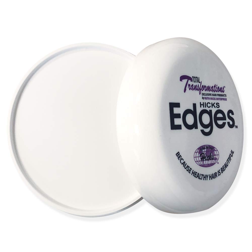 Hicks Total Transformations Edges Pomade 4oz 2-Pack – Edge Control for Smooth, Natural Shine