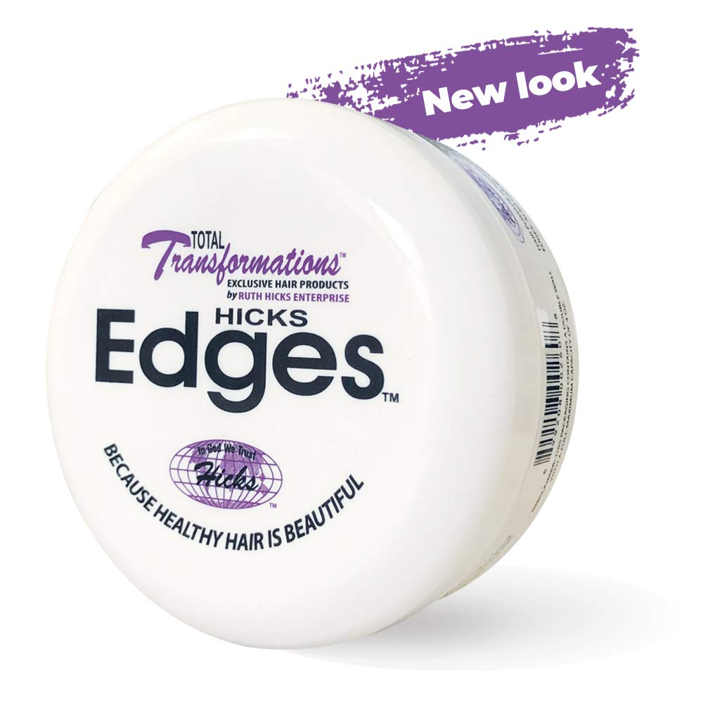 Hicks Total Transformations Edges Pomade 4oz 2-Pack – Edge Control for Smooth, Natural Shine