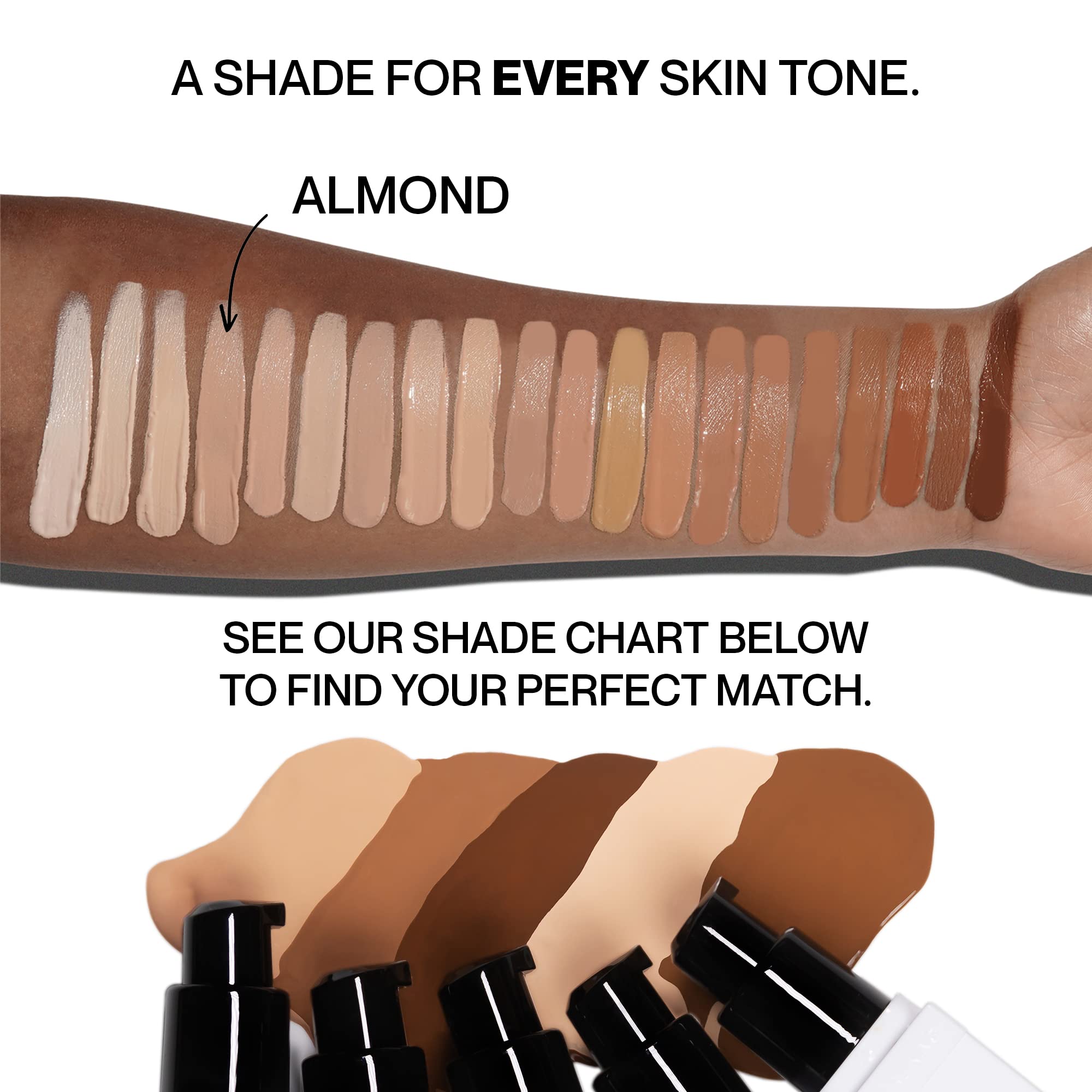 Hide Premium Liquid Foundation – Waterproof, Multi-Use, Almond Shade | Medium to Full Coverage