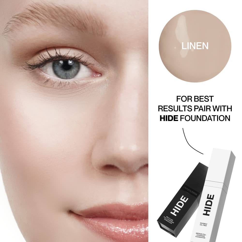 Hide Premium Liquid Foundation | Waterproof, Buildable Coverage for All Skin Tones – Linen