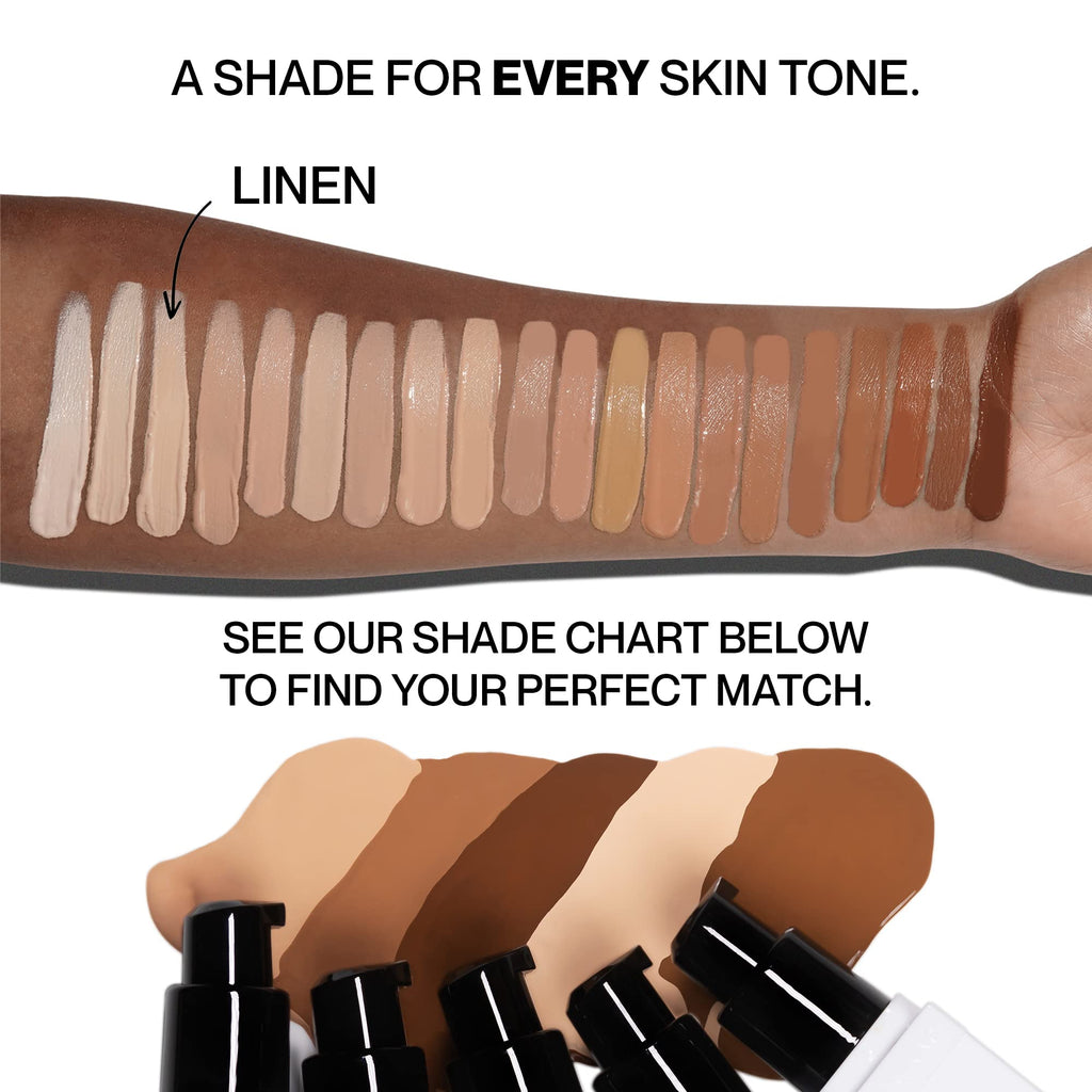 Hide Premium Liquid Foundation | Waterproof, Buildable Coverage for All Skin Tones – Linen