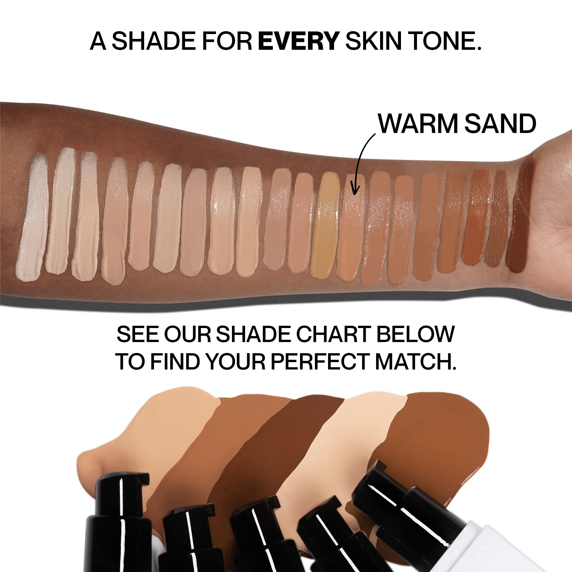 Hide Premium Liquid Foundation – Waterproof, Multi-Use, Warm Sand (1 fl oz)