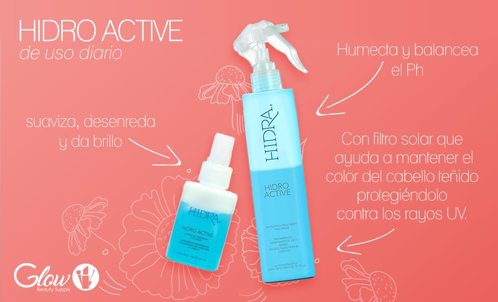 HIDRA Hidro Active Hydrating Two-Phase Treatment for Hair
