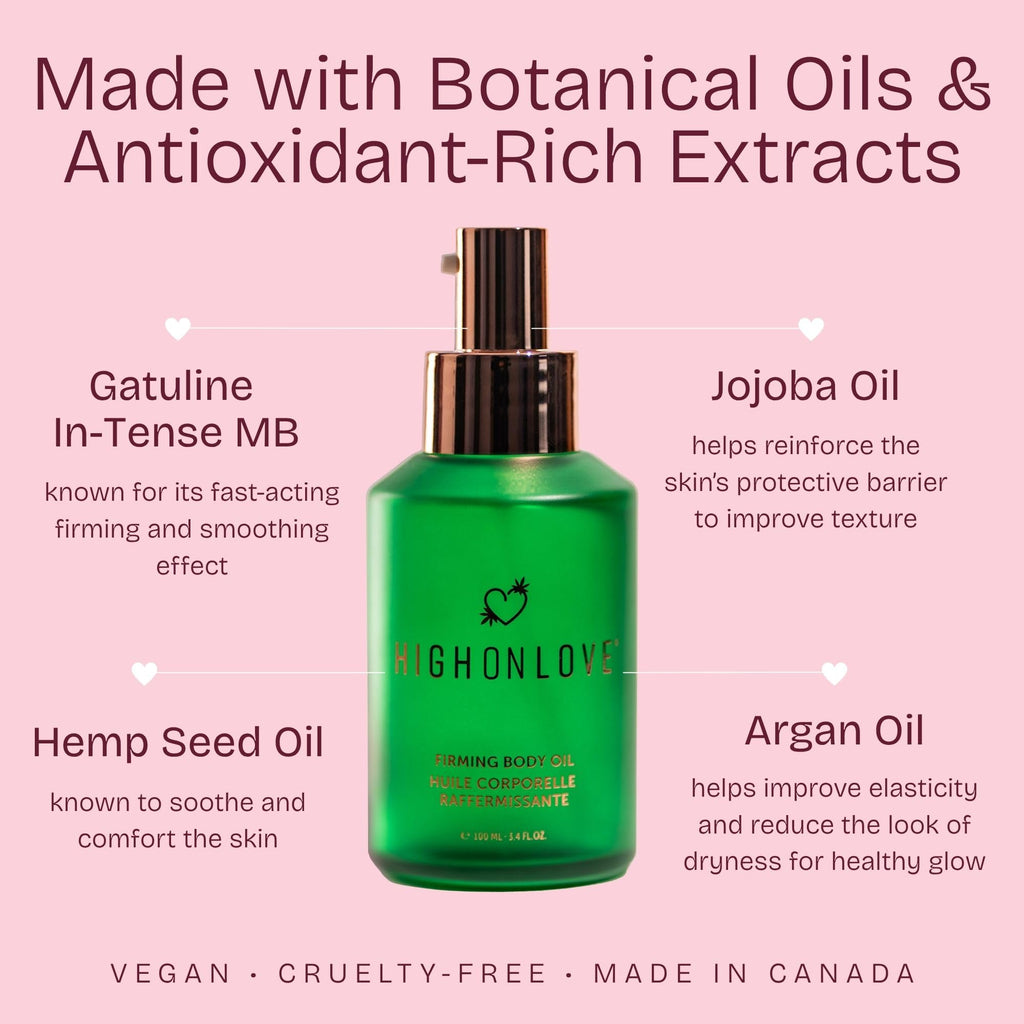 HighOnLove Firming Body Oil – Tightening, Hydration & Gentle Anti-Wrinkle Support (100 ml)