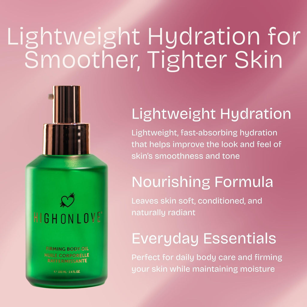 HighOnLove Firming Body Oil – Tightening, Hydration & Gentle Anti-Wrinkle Support (100 ml)