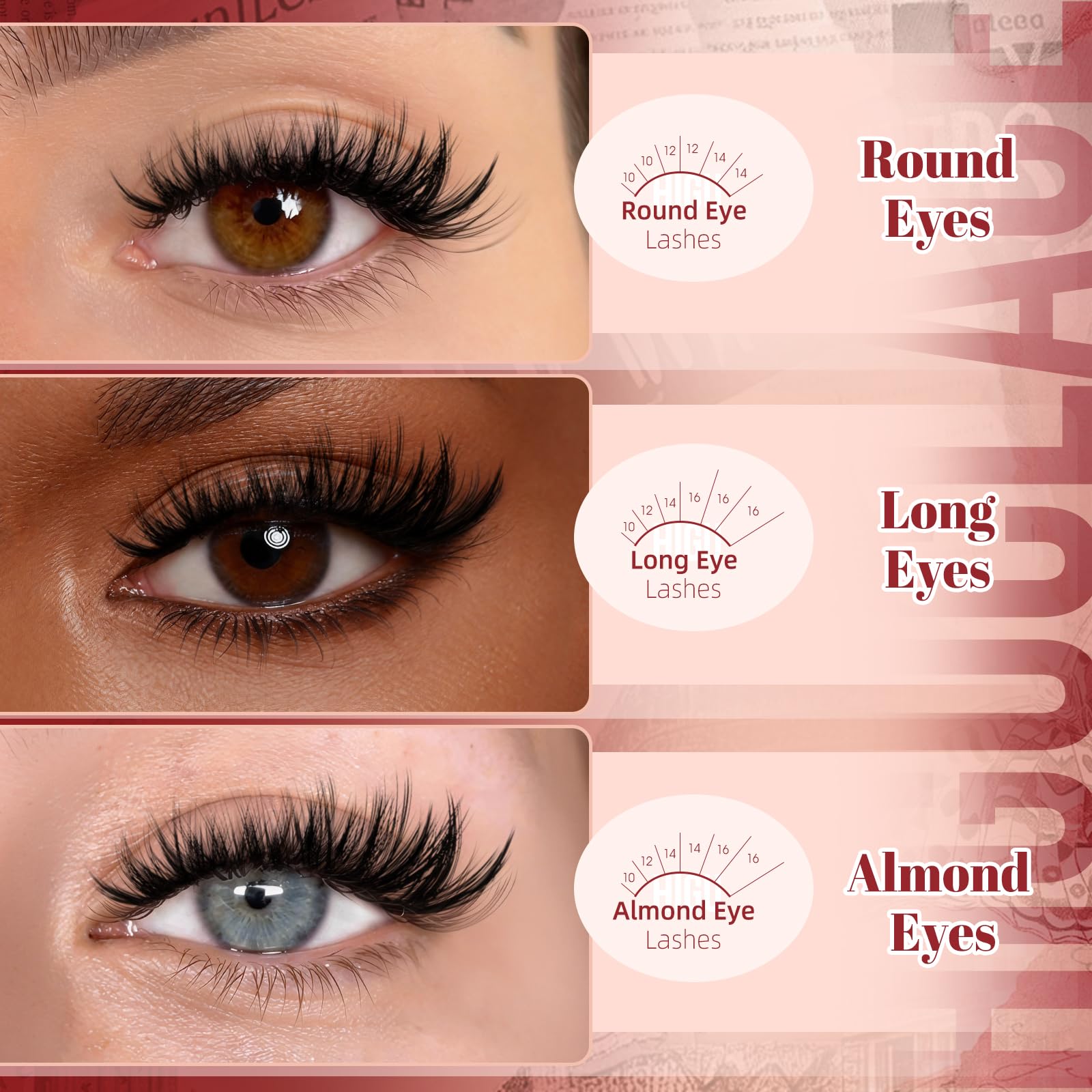Higu Clace Self-Adhesive Eyelashes Kit – Pre-Glued Clusters 10-16mm