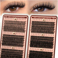 Higu clace Lash Clusters – 600Pcs, 6 Styles, 10-18mm, 30D–100D Wispy DIY Extensions