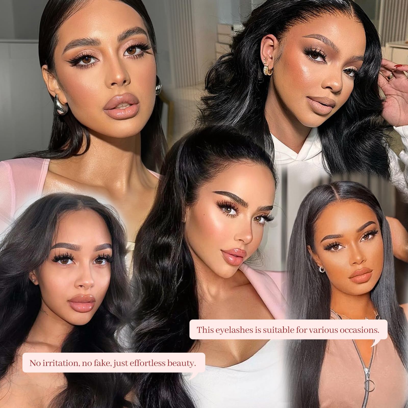 Higu clace Lash Clusters – 600Pcs, 6 Styles, 10-18mm, 30D–100D Wispy DIY Extensions