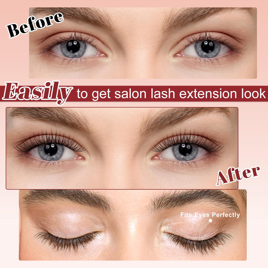 Higu clace Magnetic-Eyelashes Kit – No Glue Needed, Natural Look | GD-Soft-RC-E