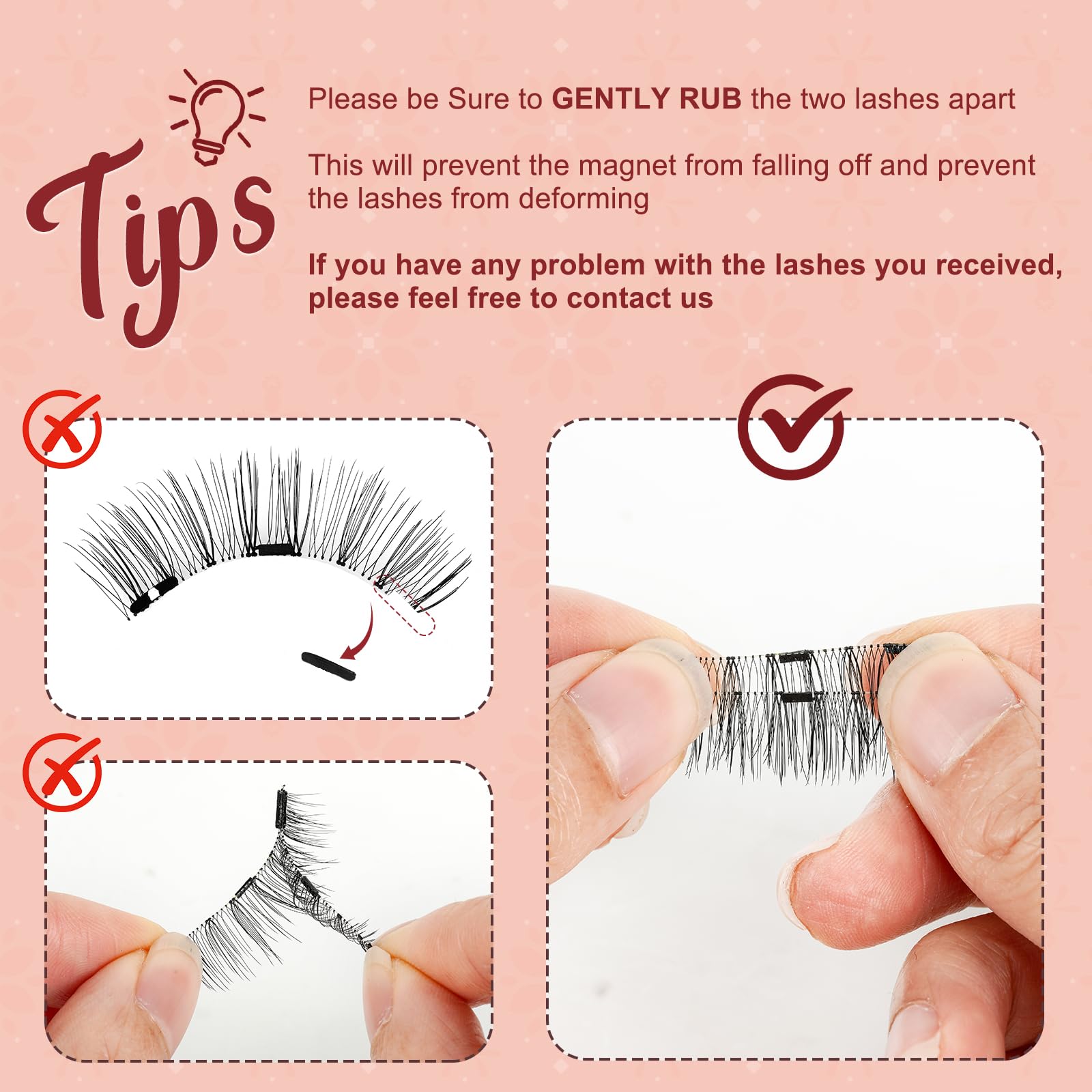 Higu Clace Magnetic Eyelashes – Style B | No Glue Needed, Reusable with Applicator