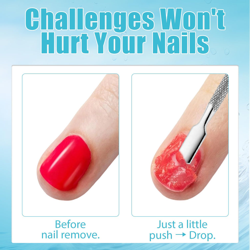 HiLemon Quick Gel Remover – Fast Gel Polish Removal in 3 Minutes, 6 x 15ml