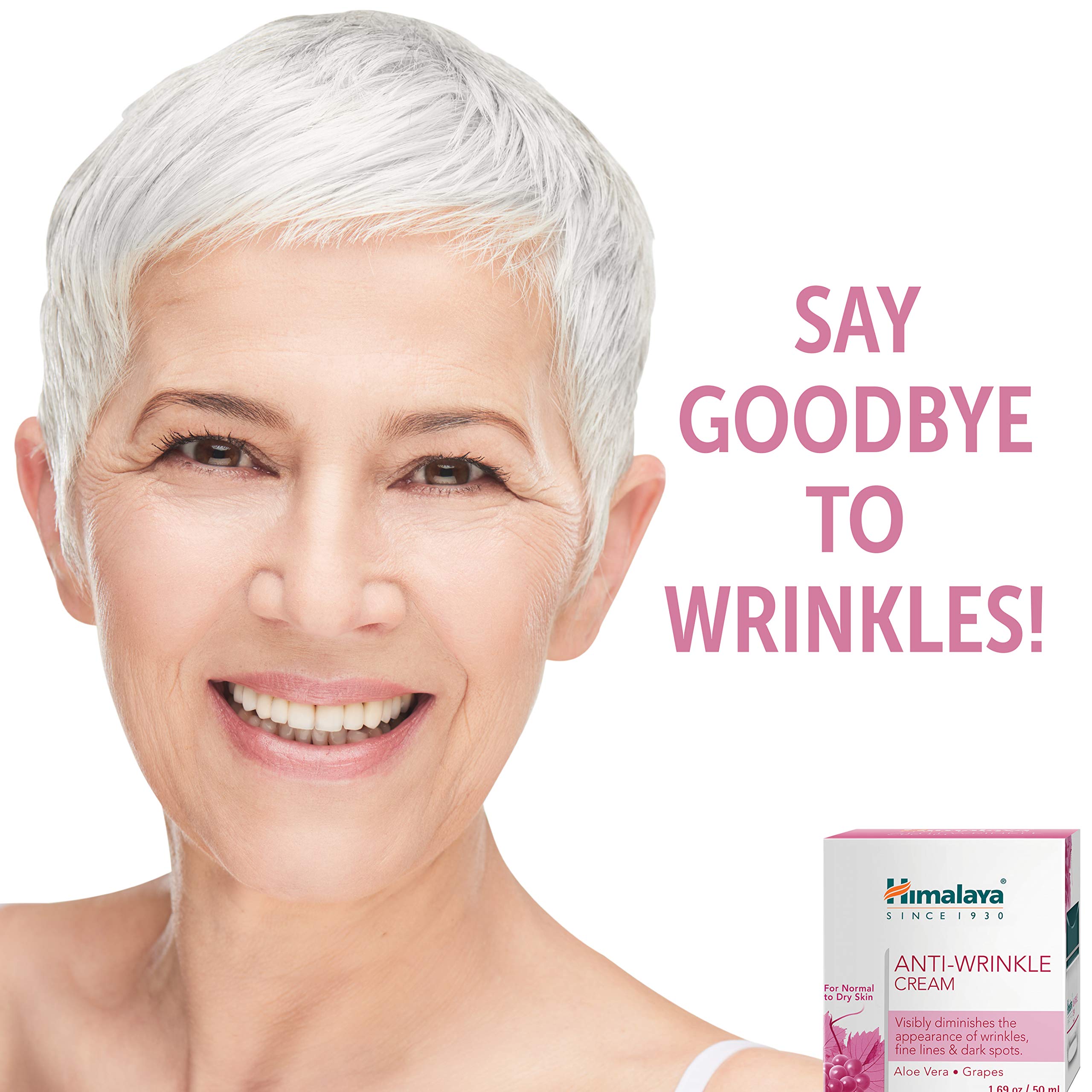 Himalaya Anti-Wrinkle Cream – Smooth Wrinkles, Fine Lines & Dark Spots, 1.69 oz (Pack of 2)