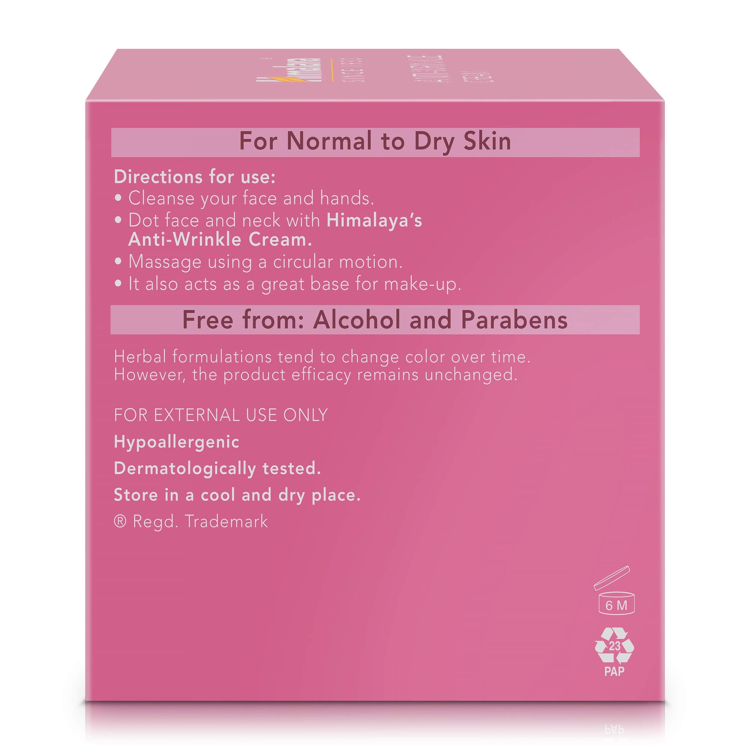 Himalaya Anti-Wrinkle Cream – Smooth Wrinkles, Fine Lines & Dark Spots, 1.69 oz (Pack of 2)