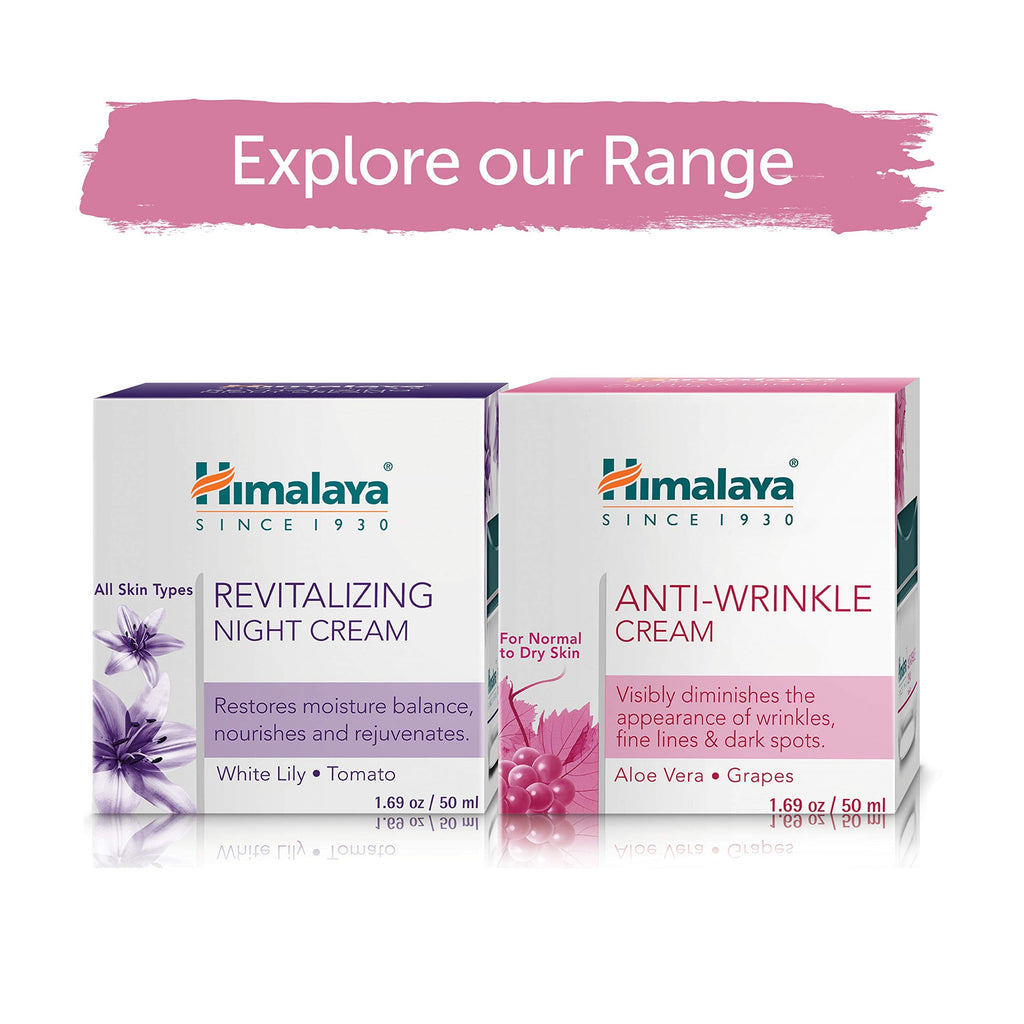 Himalaya Anti-Wrinkle Cream – Smooth Wrinkles, Fine Lines & Dark Spots, 1.69 oz (Pack of 2)
