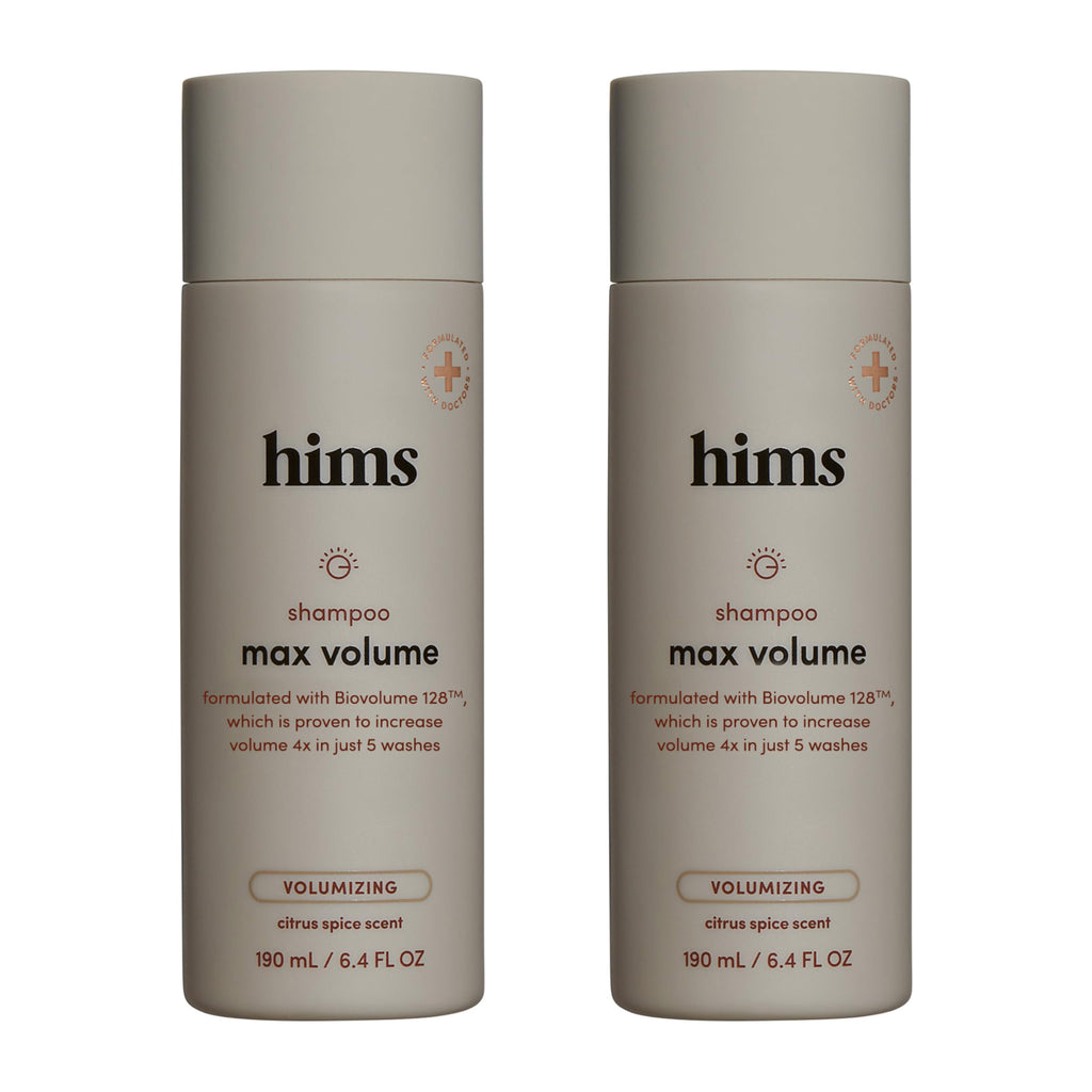 hims Max Volume Shampoo, 2 Pack – Volumizing Biotin Shampoo for Men | Citrus Spice