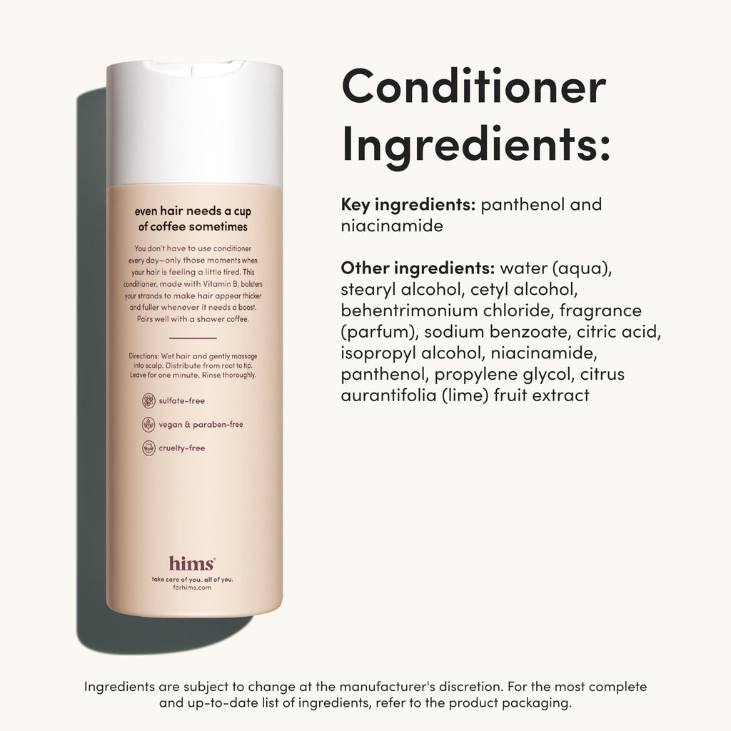 hims Thick Fix Shampoo & Conditioner Set — Saw Palmetto for Fuller-Looking Hair (Vegan, Sulfate-Free)