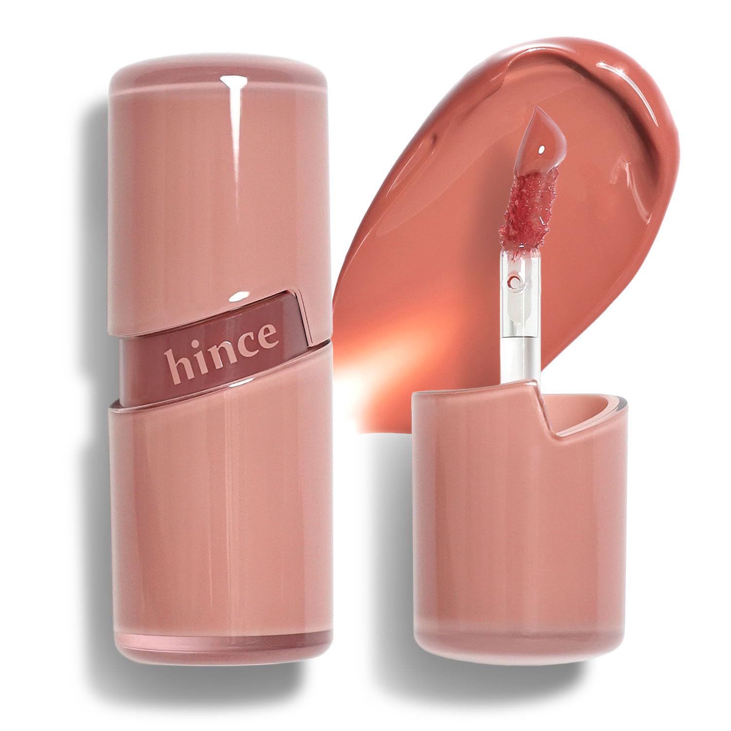 HINCE Raw Glow Lip Tint - StainGlazed Gloss, Non-Sticky & Long-Wearing (Bare 01, 0.13 fl oz)