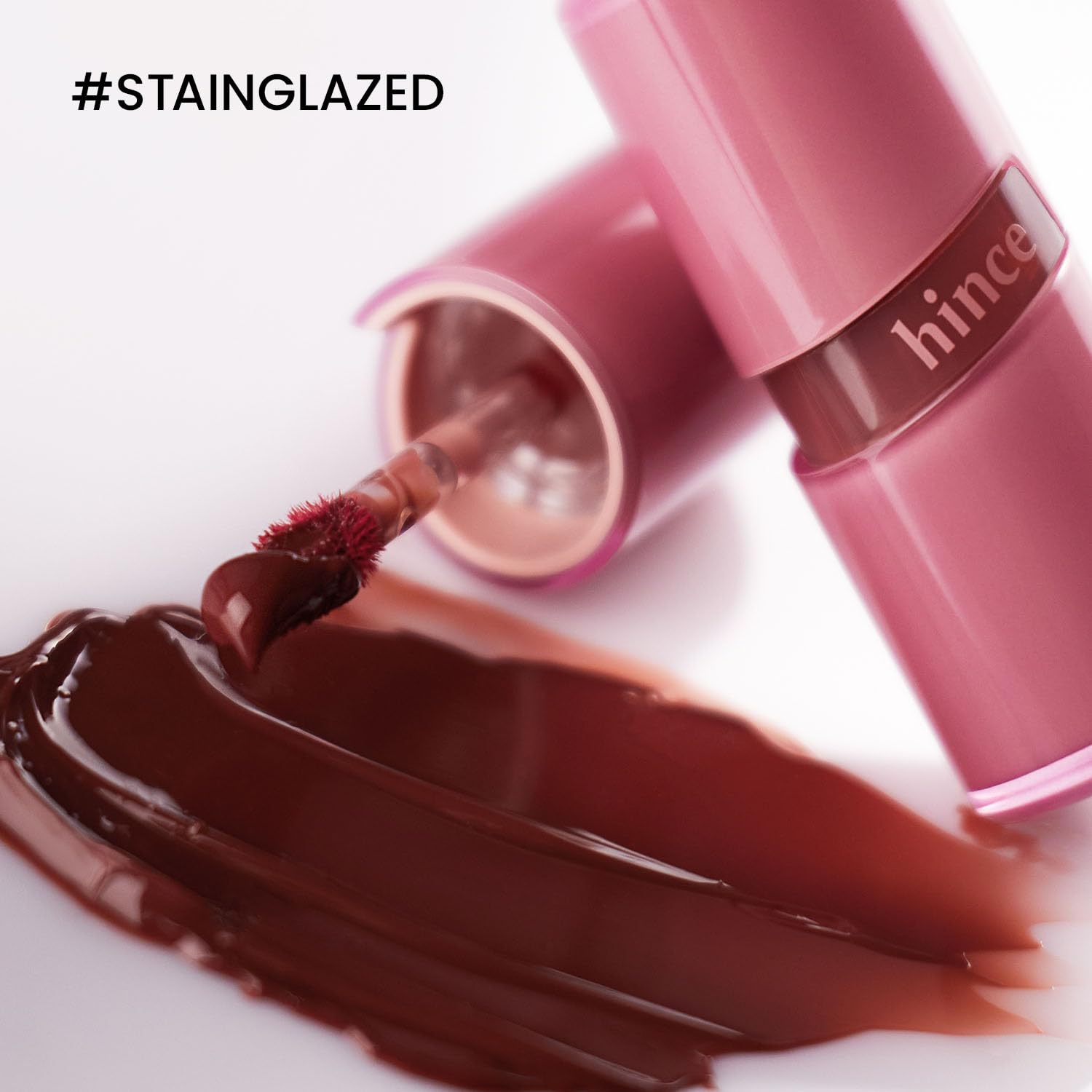 HINCE Raw Glow Lip Tint - StainGlazed Gloss, Hydrating, Non-Sticky, Vegan 0.13 fl oz (CHAI, 11)