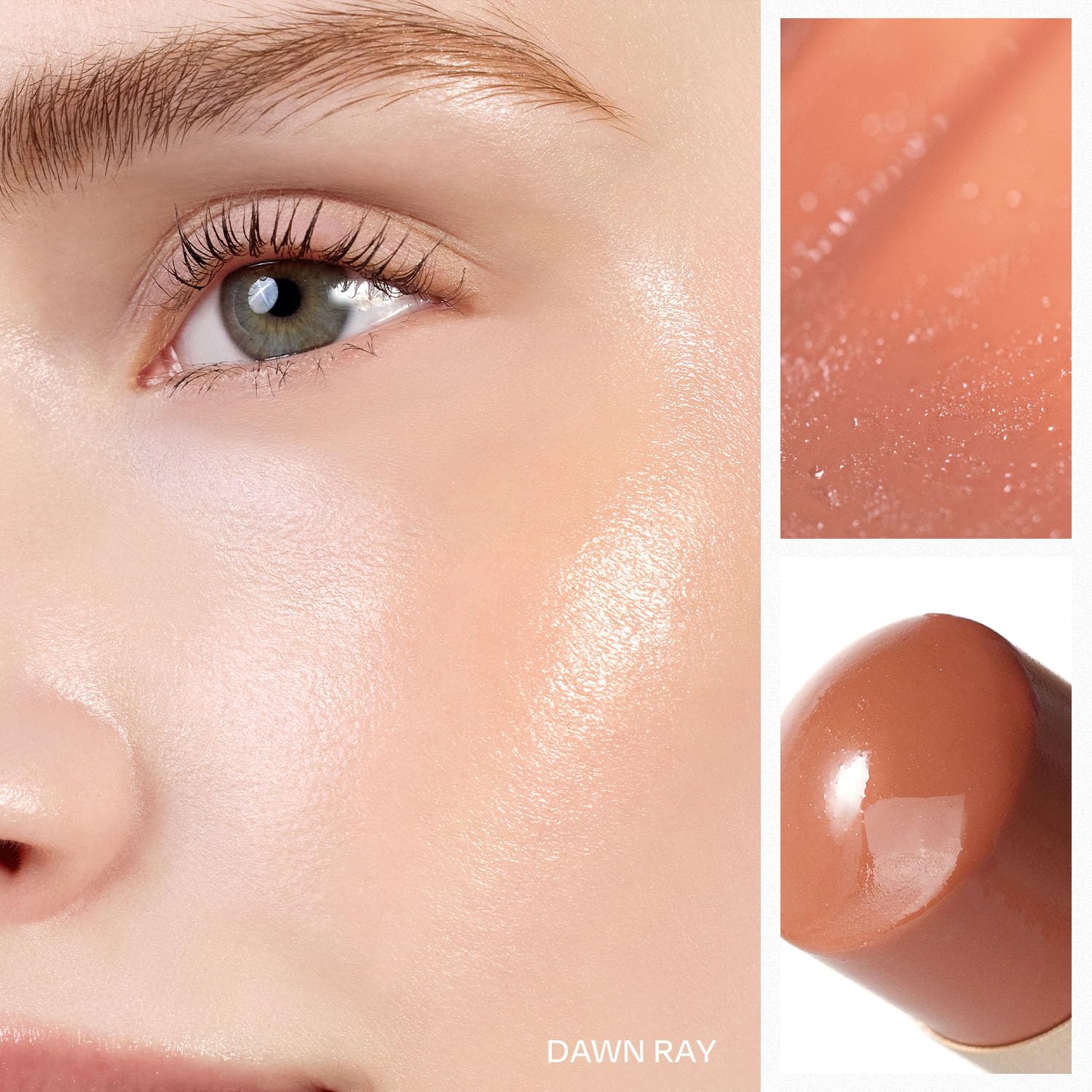 HINCE True Dimension Radiance Balm – Highlighter + Cream Blush for Glass Skin, 10g (DAWN RAY TP002)
