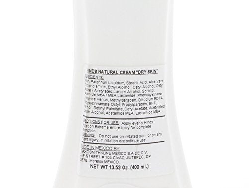 Hinds Natural Dry Skin Lotion 400ml – Hydrating Body Lotion for Dry Skin (Pack of 1)