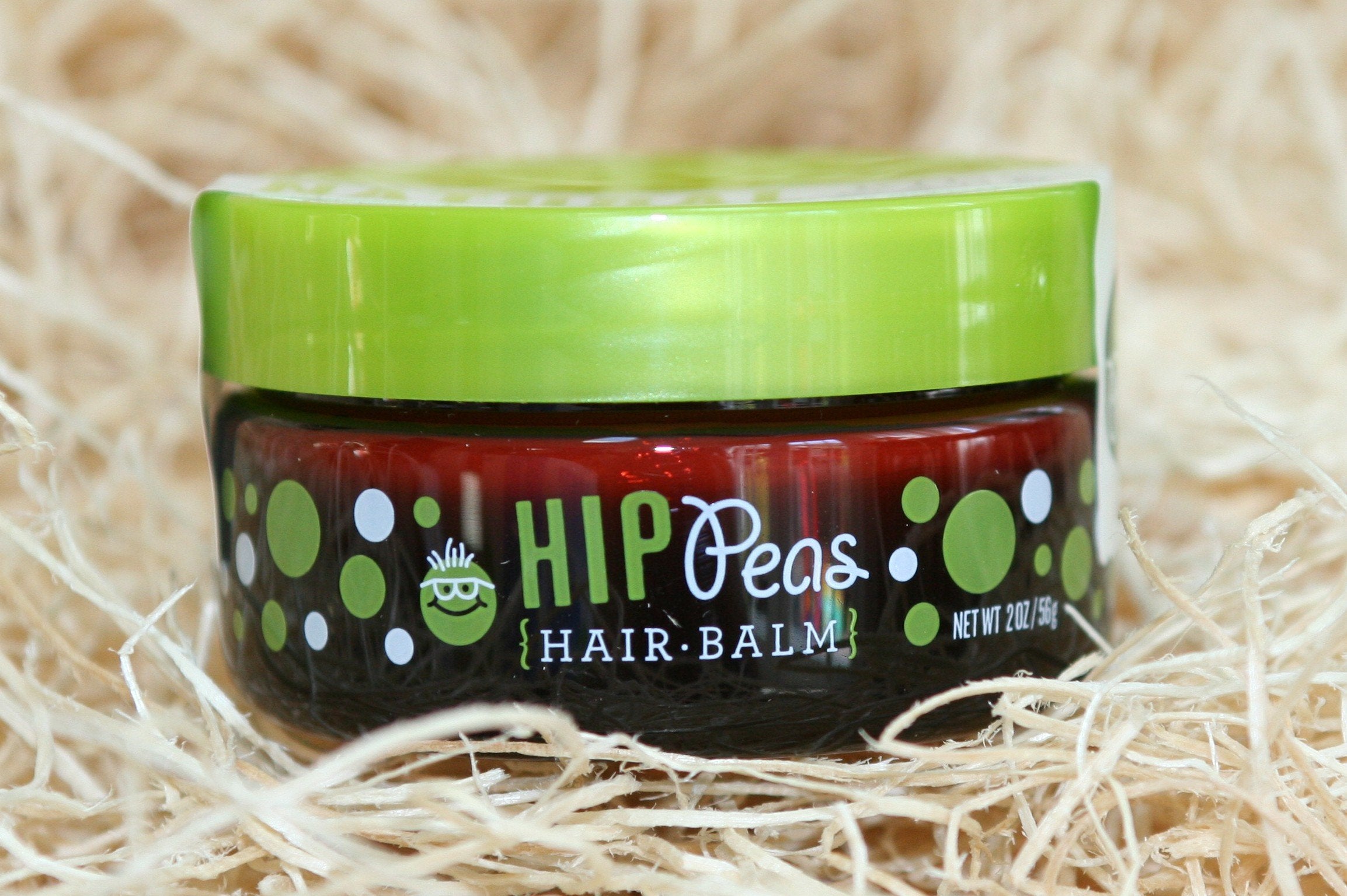 Hip Peas Natural Hair Styling Balm – Light Hold, 2 oz Jar