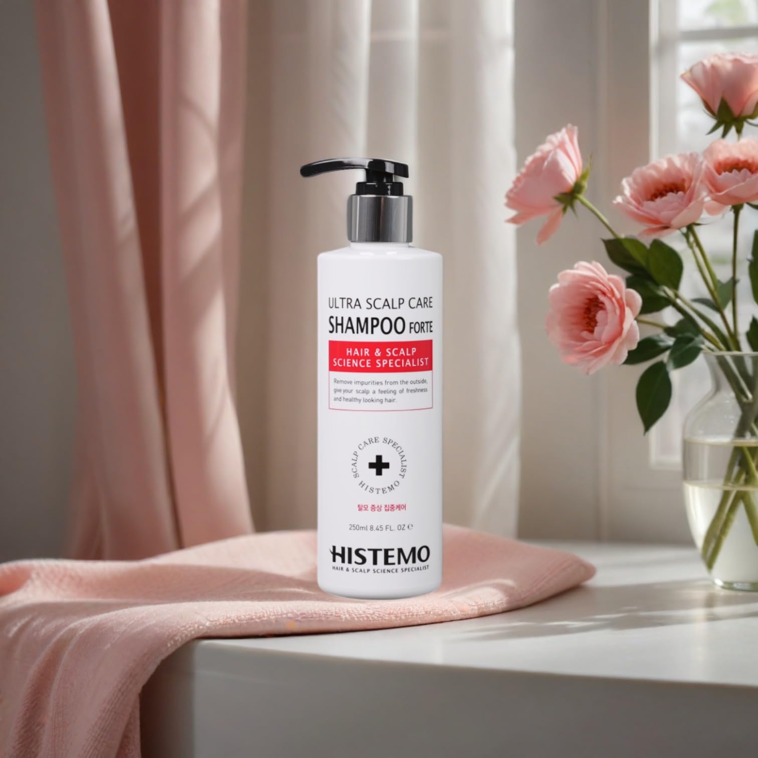 Histemo Ultra Scalp Care Shampoo – DHT-Blocking Hair Support, Biotin for Growth | Oily or Color-Treated Hair (8.45 oz)