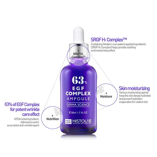 HISTOLAB EGF Complex Ampoule 63% — Powerful Wrinkle Care for Youthful Skin