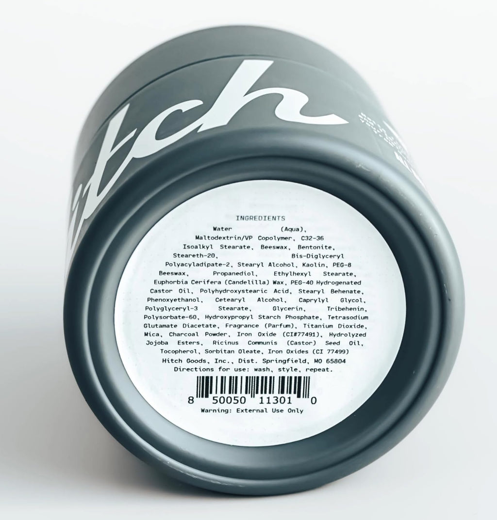 Hitch All Day Clay – Medium Hold, Matte Finish Hair Clay Pomade for Men