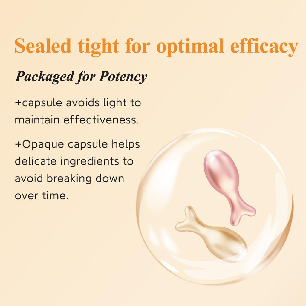 HKH Vitamin C & Retinol Serum for Face – Day & Night Capsule Skincare