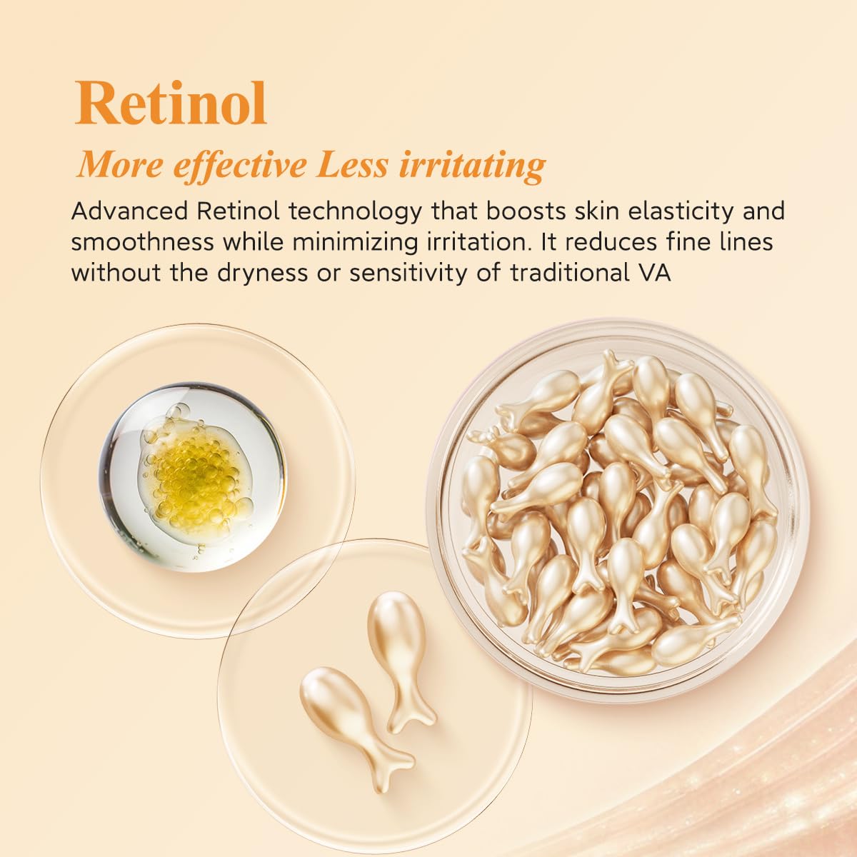 HKH Vitamin C & Retinol Serum for Face – Day & Night Capsule Skincare
