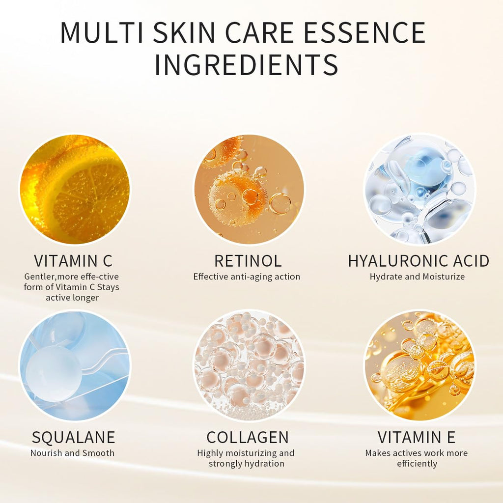 HKH Retinol Anti-Aging Serum for Face (30 Capsules) – Vitamin C & Retinol Night Treatment