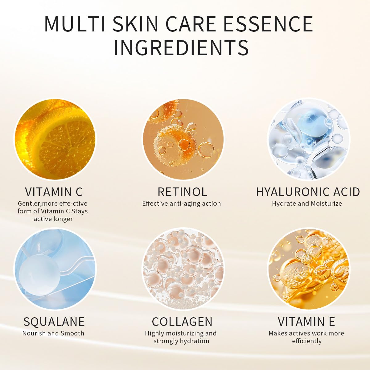 HKH Retinol Anti-Aging Serum for Face (30 Capsules) – Vitamin C & Retinol Night Treatment