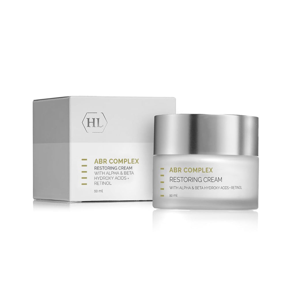 HL Holy Land Cosmetics ABR Complex Restoring Night Cream with Retinol, AHAs & Salicylic Acid, 1.7 fl oz