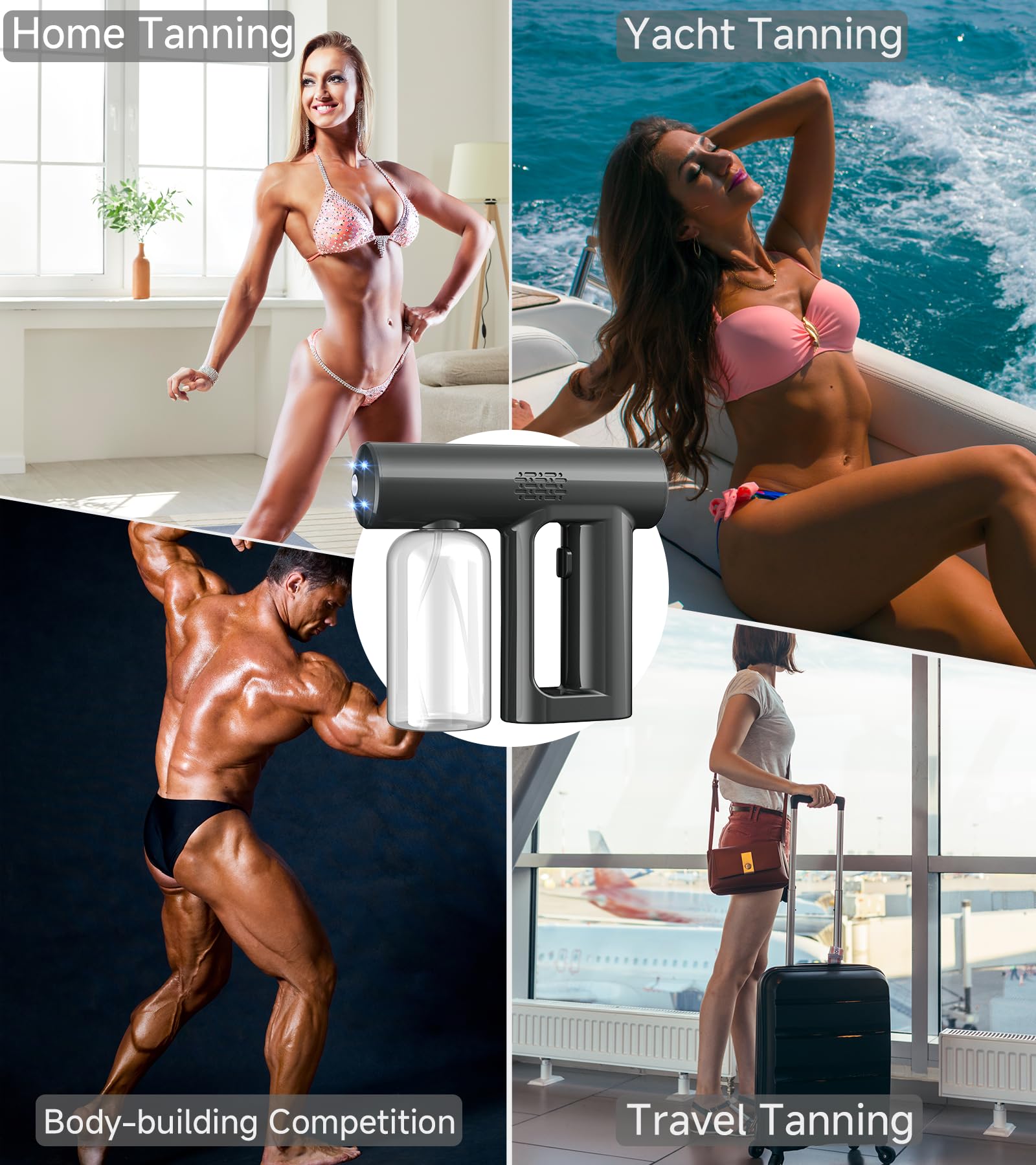 Hoakya Cordless Spray Tan Machine – Portable & Rechargeable