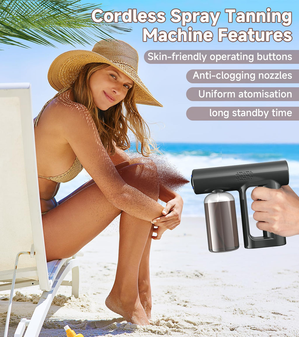 Hoakya Cordless Spray Tan Machine – Portable & Rechargeable