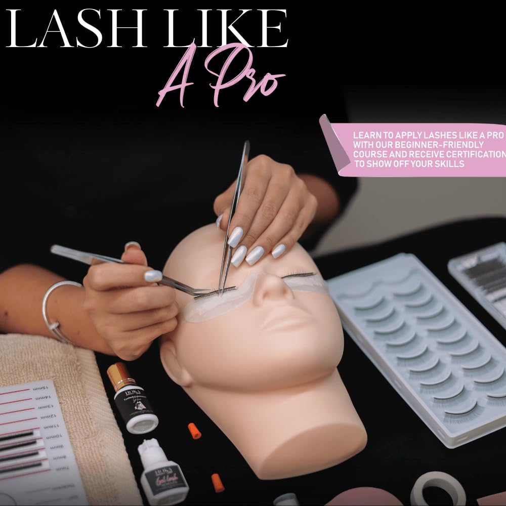 HOKA Lash Eyelash Extension Kit & Training Course | Certification Included