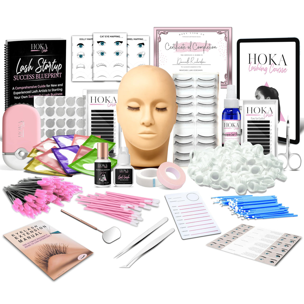 HOKA Lash Eyelash Extension Kit & Training Course | Certification Included