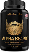 ALPHA BEARD Growth Vitamins for Men | Beard & Hair Support – Hollis Nutrition