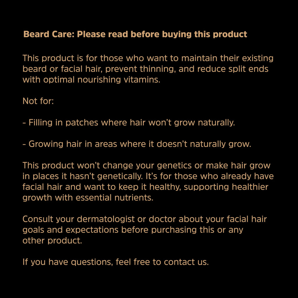 ALPHA BEARD Growth Vitamins for Men | Beard & Hair Support – Hollis Nutrition