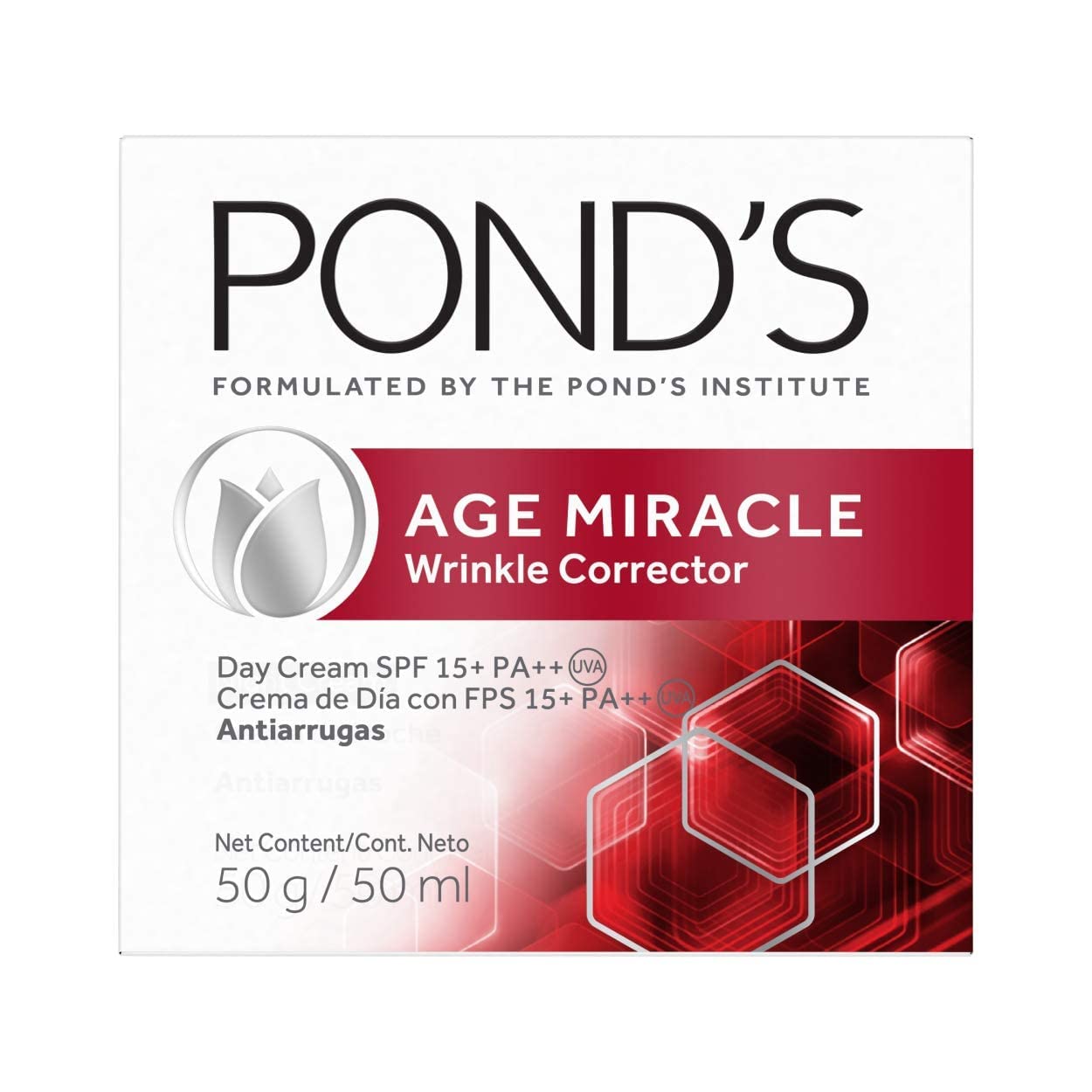 Holly Herbs Ponds Age Miracle Day Cream SPF 15 – Daily Moisturizer, 50 ml