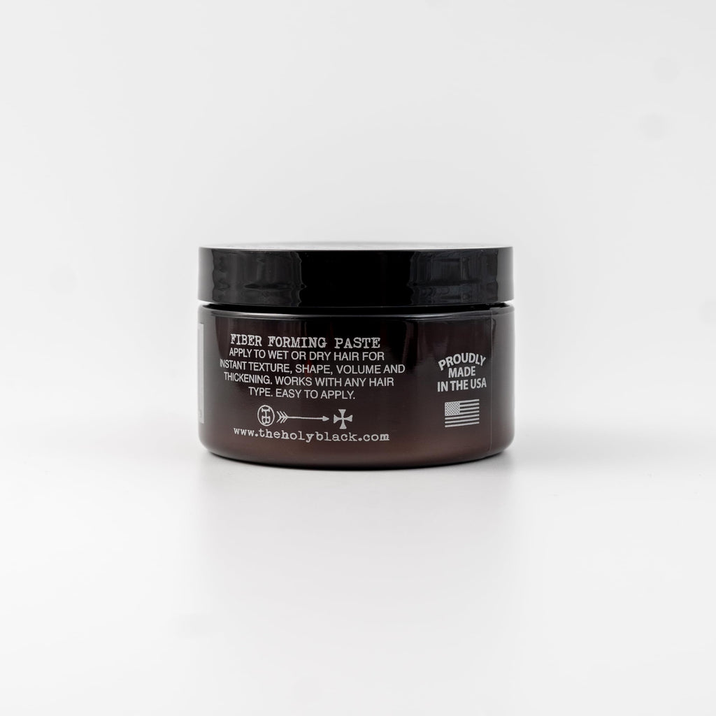HOLY BLACK Fiber Forming Paste 4 Oz – Instant Texture, Volume & Shape
