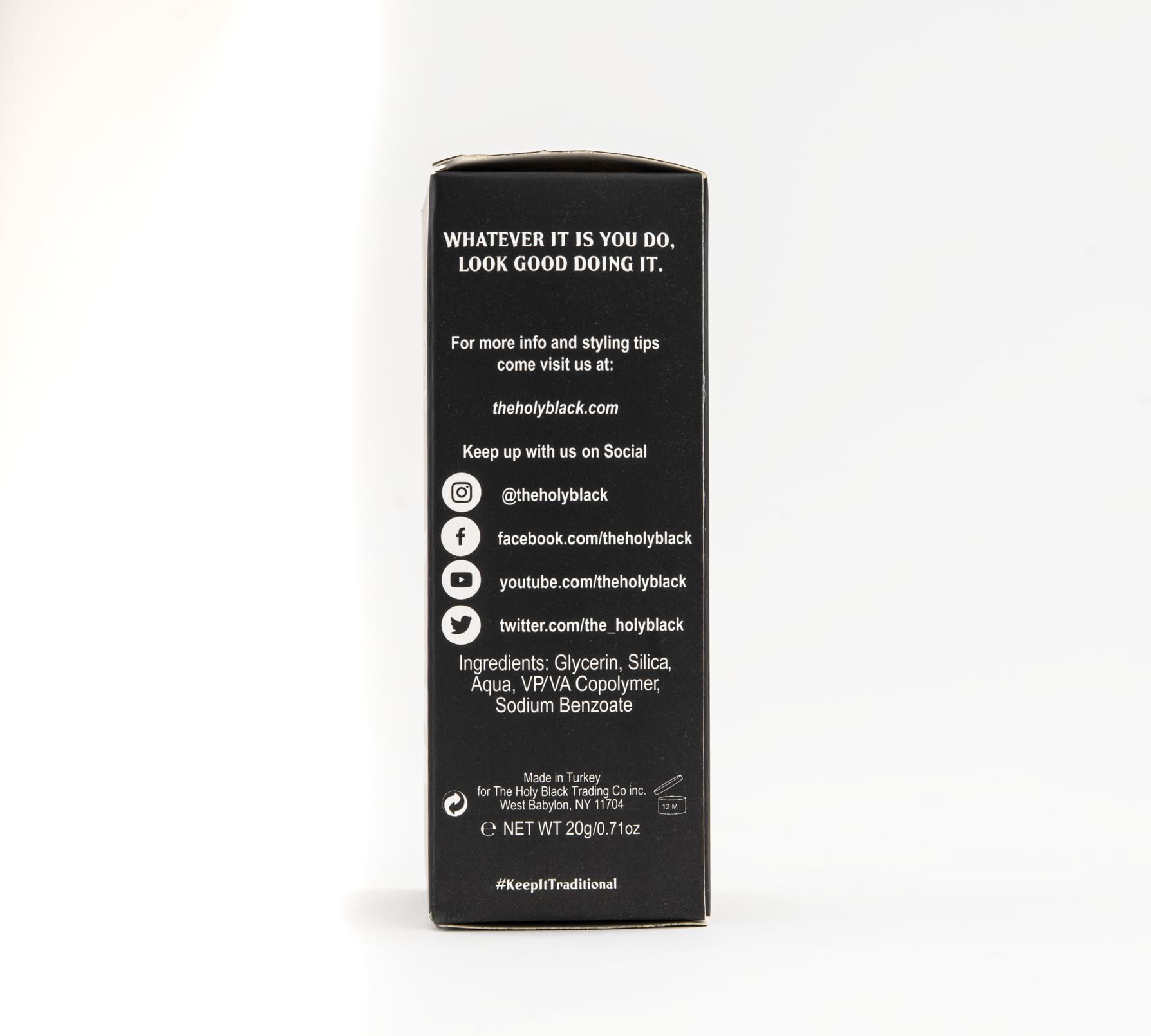 The Holy Black Matte Texture Powder 0.71 oz – Volumizing Matte Finish